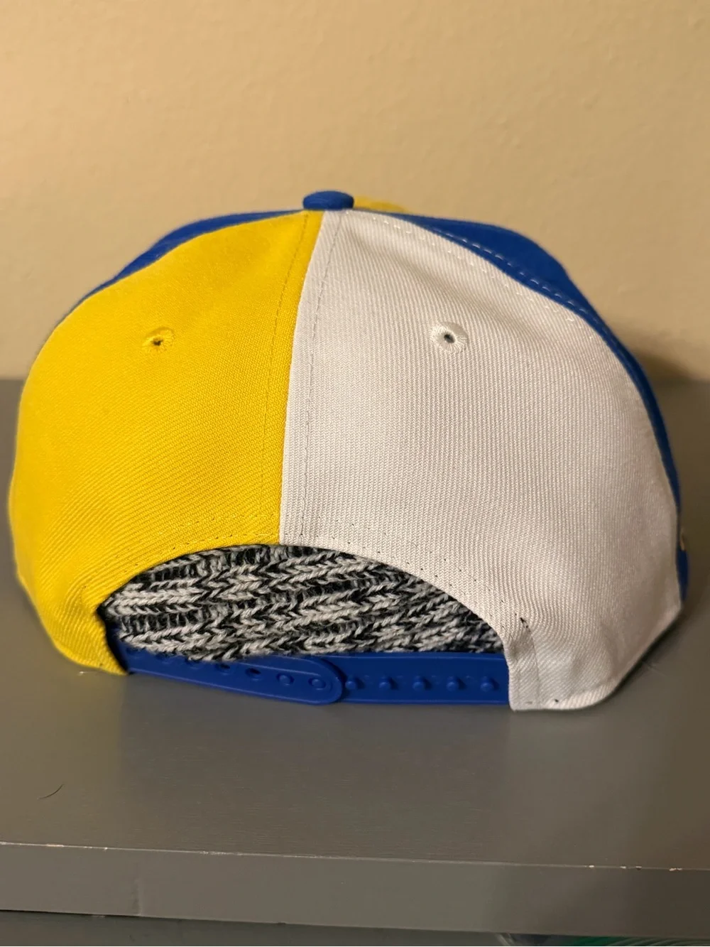 NWT New Era 9FIFTY Los Angeles Rams NFL On-Field Snapback Hat Blue Yellow